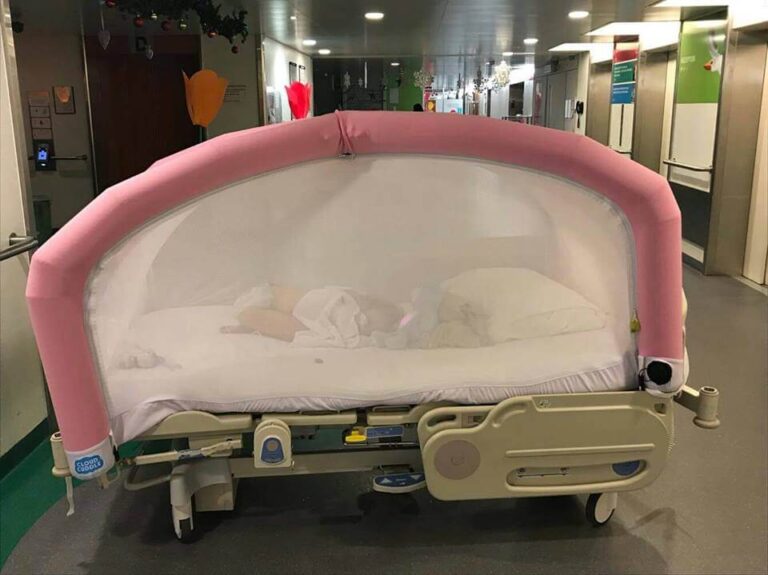 CloudCuddle bed tent godsend in hospital